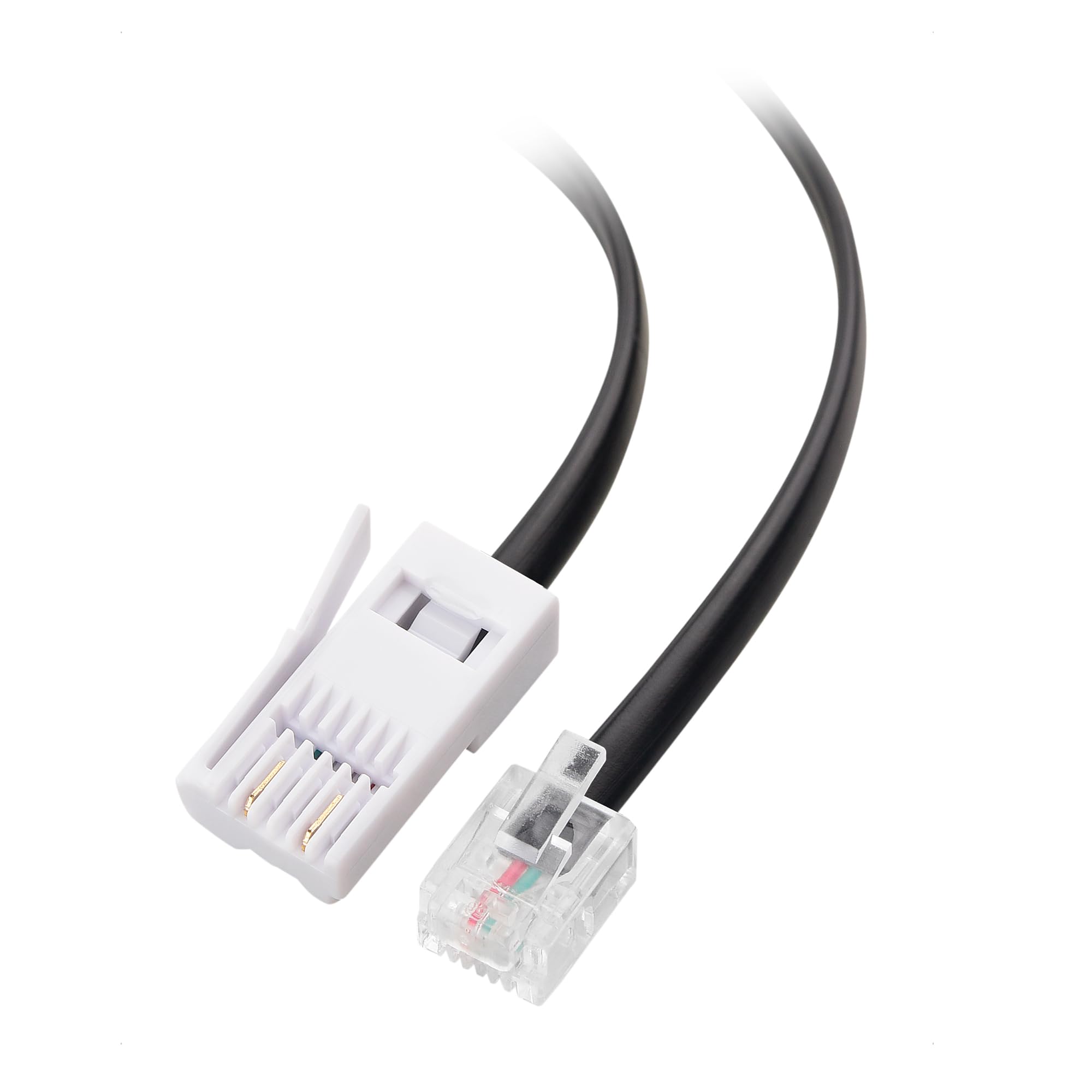 Cable Matters 5m BT to RJ11 Cable (Telephone Cable for BT) in Black - 5m