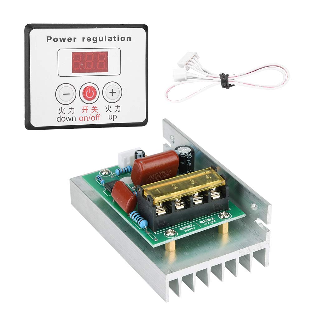 Ac 220V 6000W Scr Feszültség Szabályozó Vezérlő Elektronikus Dimmer Termosztát Motor Ac 220V 6000W Scr Feszültség Szabályozó Vezérlő Elektronikus Dimmer Termosztát Motor