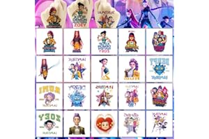 Lot de 40 tatouages temporaires amovibles KPop De_mon Girl pour hommes et femmes, fans de bande de film coréen, décalcomanies