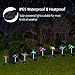 Sooreally Garden Solar Lights Outdoor, Solar Stake Multi Color Changing Decorative Fiber Optic Butterfly Hummingbird Dragonfly LED Lights, Path, Yard, Lawn, Patio (3 Different Pack)
