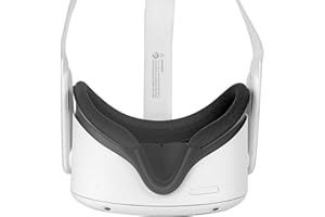 HOUNYOLN Nose Pad for Oculus Quest 2,Oculus Quest 2 VR Accessories Silicone Cushion Light-Shielding Comfort Protection Nose Pad (Black)