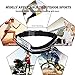 Abeter Best Running Belt Pocket Belt Waist Pack Pouch Sweatproof Rainproof Slim with 2 Expandable Pockets and No Bounce Zipper for Phone, Cards, Money, Sports,Travel, Jogging, Spy, Cycling, Hiking …