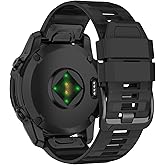 U-LIMVE Watch Band for Garmin Fenix 8 47mm/Fenix 7 Pro/Fenix 7/Fenix 6 Pro/Fenix 6/Fenix 5/Epix Pro 47mm/Fenix E, 22mm Silicone QuickFit Band