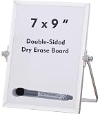 LED Acrylic Dry Erase Board – 7 Colors Pen, Adjustable Stand, Light-Up Message Board For Kids, Office, Home