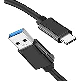USB A to USB C Data Cable [10Gbps – 60W 3A – 10ft], LDLrui Extra Long USB 3.1 Gen 2 to Type C SuperSpeed Sync & Fast Charging