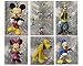 Mickey Mouse Clubhouse 5 Piece MINI Holiday Christmas Ornament Set Featuring Mickey Mouse, Minnie Mouse, Pluto, Donald Duck and Goofy - Shatterproof Ornaments Range from 1.5