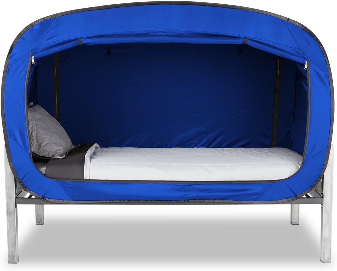 Privacy Pop Bed Tent (Twin) - BLUE