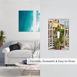 Mediterranean Greece Scene Flowers Single Toggle