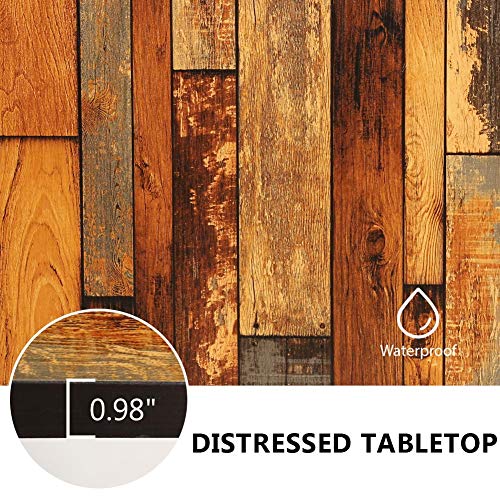 Tribesigns Dining Table, Dinette Table Breakfast Table for Kitchen, Dining Room, Living Room (Rectangular) - Thumbnail 4