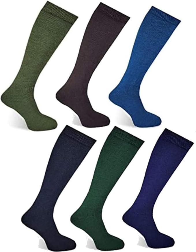 Mega_JumbleSale® Mens Wellington Boot Socks, Wellies Cushioned Sole