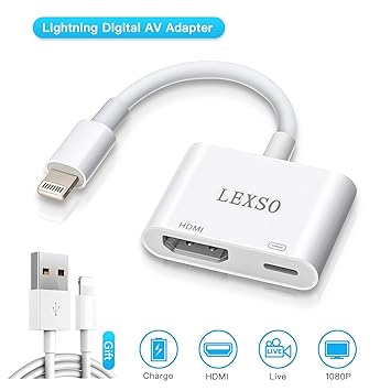 Adaptador Digital Hdmi para teléfono/iOS a Hdmi Cable Digital AV 2 ...