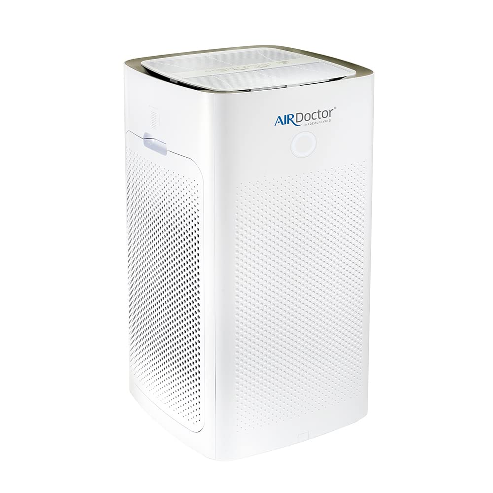 AIRDOCTOR AD5000 Series 4-in-1 Air Purifier for Extra Large Spaces & Open Concepts with UltraHEPA, Carbon & VOC Filters - Removes particles 100x Smaller than HEPA Standard (AirDoctor 5000)