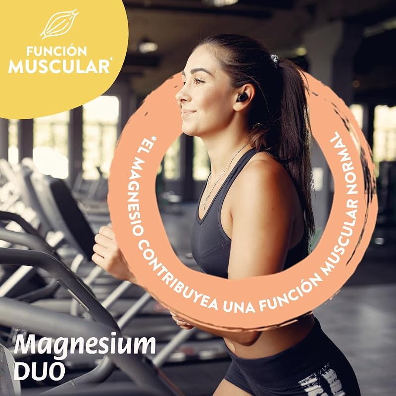 Magnesium Duo Fatiga 160 Comprimidos | 2 Sales de Magnesio y 9 Vitaminas | Contribuye a disminuir la sensación de fatiga y cansancio.