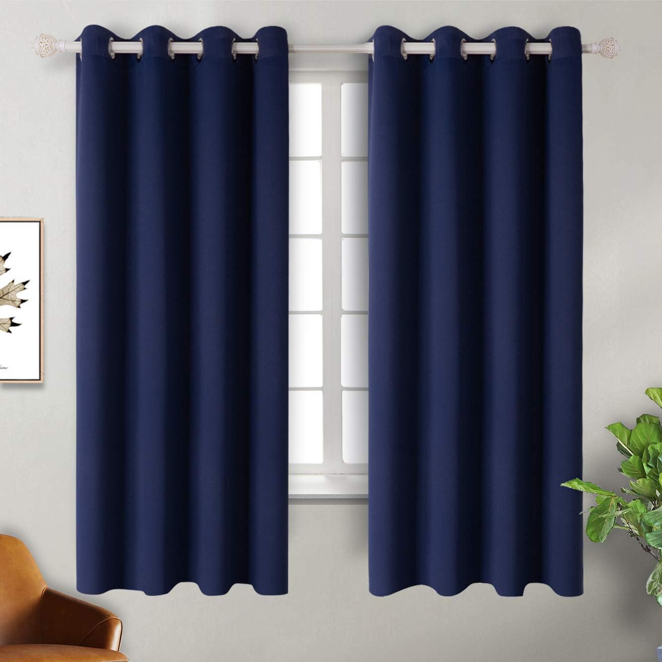 BGment Blackout Curtains - Grommet Thermal Insulated Room Darkening