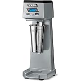 Waring Heavy-Duty Single Spindle Drink Mixer | 1 Horsepower Motor with Digital Timer, Milkshake Maker Machine for Ice Cream Shops
