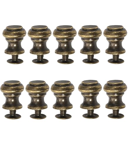 4 Pomos De Cajón Vintage De Metal Antiguo Con Flores En