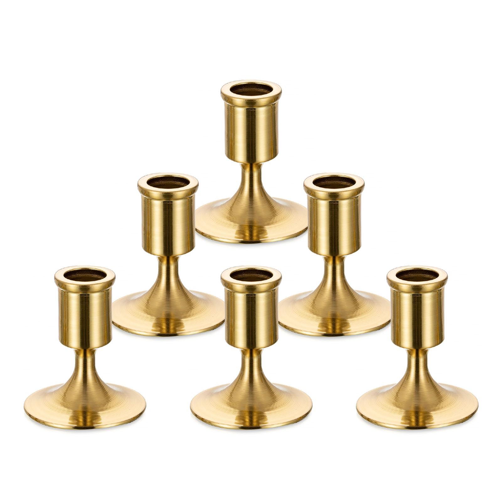 Sziqiqi Candlesticks Holder for Wedding Table Centerpiece - Gold Taper Candle Holders Candle Stick Holder for Christmas Candlelight Dinner Wedding Party Festival Decor, Style 1 โ image 1