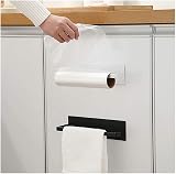 KAXIMON Under Cabinet Paper Towel Holder Wall Mounted Self Adhesive for Kitchen view 2