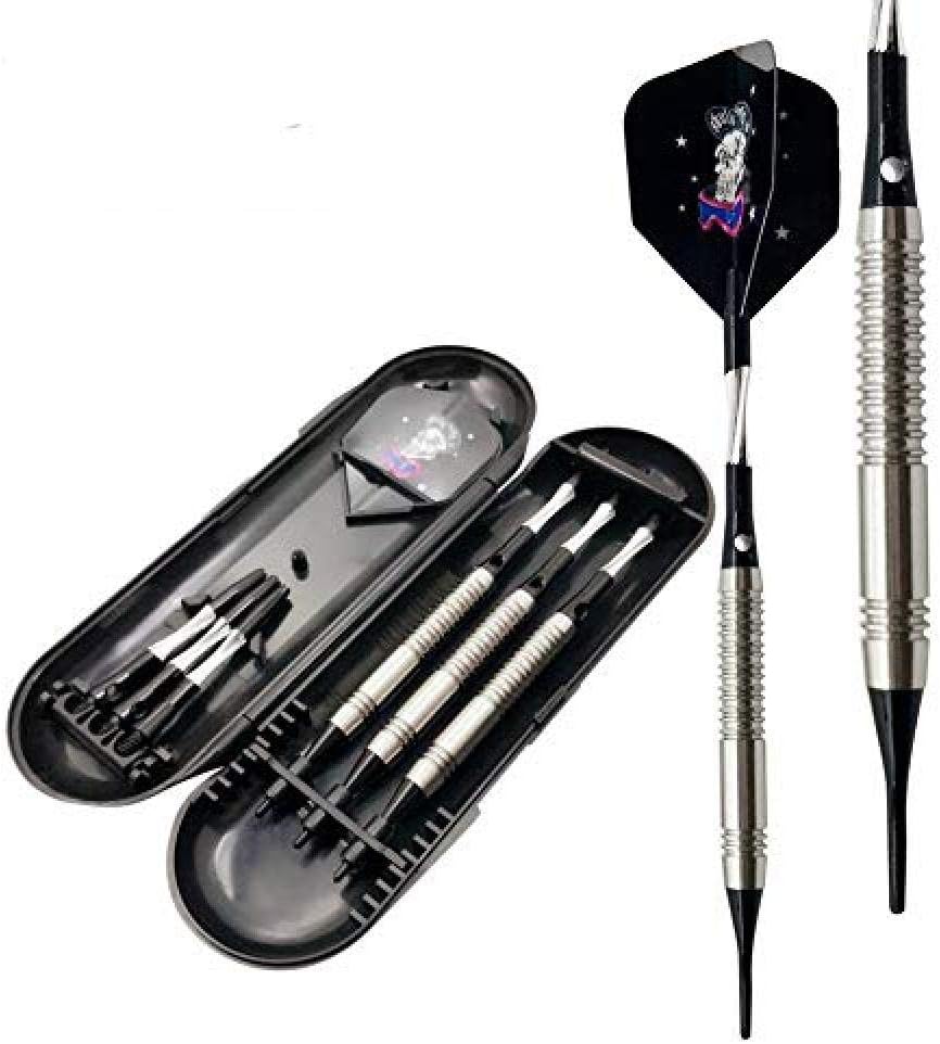 Soft Darts，Soft Tip Safety Darts，Darts Set With Case，3 Pieces, 22G, Tungsten Steel Darts Indoor Sport Darts Pin Sports Game, Suitable For Electronic Darts Target