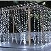 Neretva 300 LED Window Curtain String Light, Twinkle String Fairy Lights, 9.8x9.8ft, 8 Modes Linkable,LED String Lights for Christmas Party Wedding Patio Lawn Garden Decorative Lights (White)