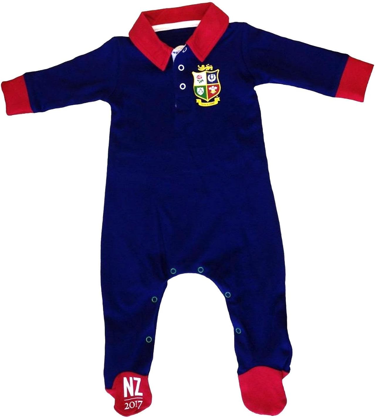 ireland rugby baby sleepsuit