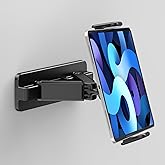 aceyoon Tablet Wall Mount Holder, 360&deg; Rotation Adjustable and Foldable ipad Wall Mount, Tablet Wall Holder Damage-Free for 4.7-12.9 inch Pad, Smartphone, eReader, for Kitchen, Bedroom