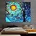 [WOODEN FRAME]Diy Oil Painting Paint By Number Kit- Dream Tree by Van Gogh 16x20 Inch