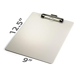 Officemate Recycled Plastic Clipboards, Letter