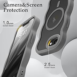 Pepmune for Phone 16e Case, Curly Wavy Frame Hard