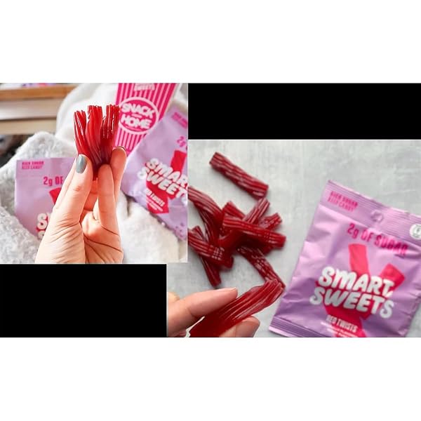 SMARTSWEETS RED TWISTS, BERRY PUNCH, 1.8 OZ (50 G)