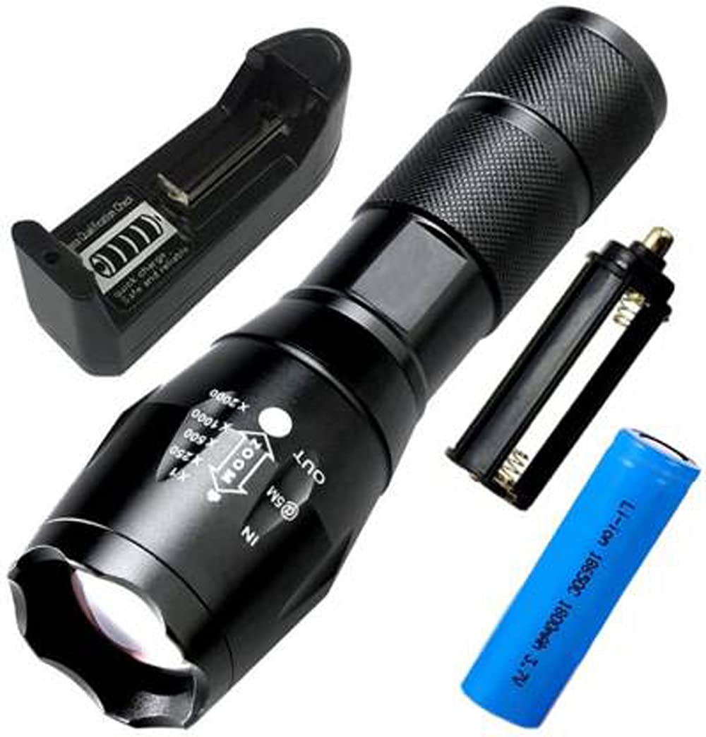 Buy MGC 5 Mode Rechargeable 500 Meter Torchlight High/Medium/Low/Strobe