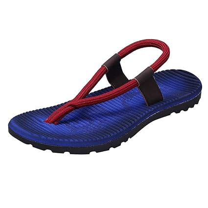 Sandalen Herren Zehentrenner Mode Hausschuhe Casual Freizeitschuhe Böhmen Flip Flops Strand Sandalen Outdoor Skid Schuhe Kreu