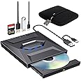 Amazon.com: ROOFULL External CD DVD Drive with USB 3.0/2.0/Type-C Ports ...