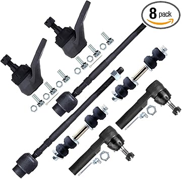 Amazon Com Zenithike 8pcs Suspension Kit Replacement For 86 99 For Buick Lesabre 97 98 For Oldsmobile Regency 87 99 For Pontiac Bonneville Parts Front Tie Rod End Front Lower Ball Joint Front Sway Bar End