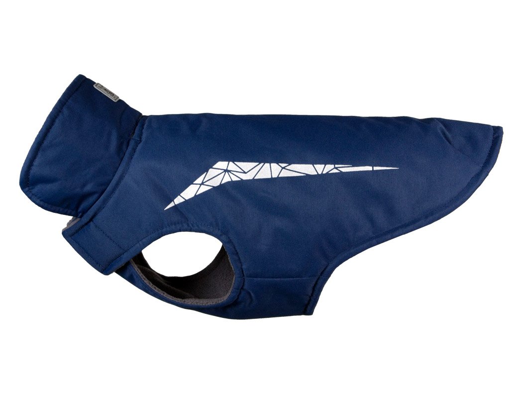 RC Pet Products Cascade Jacket Fleece Lined Water Resistant Dog Coat, Size 8Long, Estate Blue