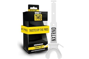 Nxtrnd TWO Football Mouth Guard, Football Mouthpiece With Strap, Fits Adult & Youth