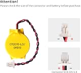 EEMB 10x CR2016 3V Battery Wire Leads SHR Connector for IBM Lenovo ThinkPad X1 view 4