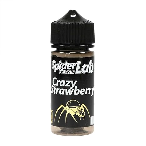 Spider Lab Aromakonzentrat Crazy Strawberry, zum Mischen mit Basisliquid für e-Liquid, 0.0 mg Nikotin, 11 ml