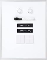Amazon Basics Magnetic Dry Wipe Whiteboard 28 x 36 cm Aluminum Frame view 9
