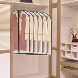 HomeClean Garment Covers 6 Pack 24x40in Translucent Zipper Dustproof Breathable view 7