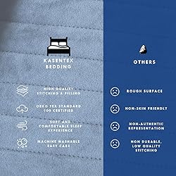 KASENTEX Plush Poly Velvet Lavish Design Quilt Set
