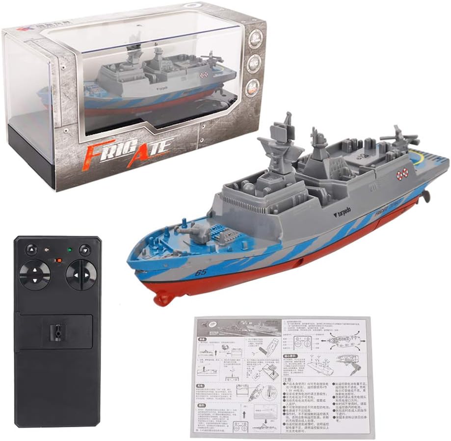 Toyvian Remote Control Warships Navy Battleship RC Aircraft Carrier