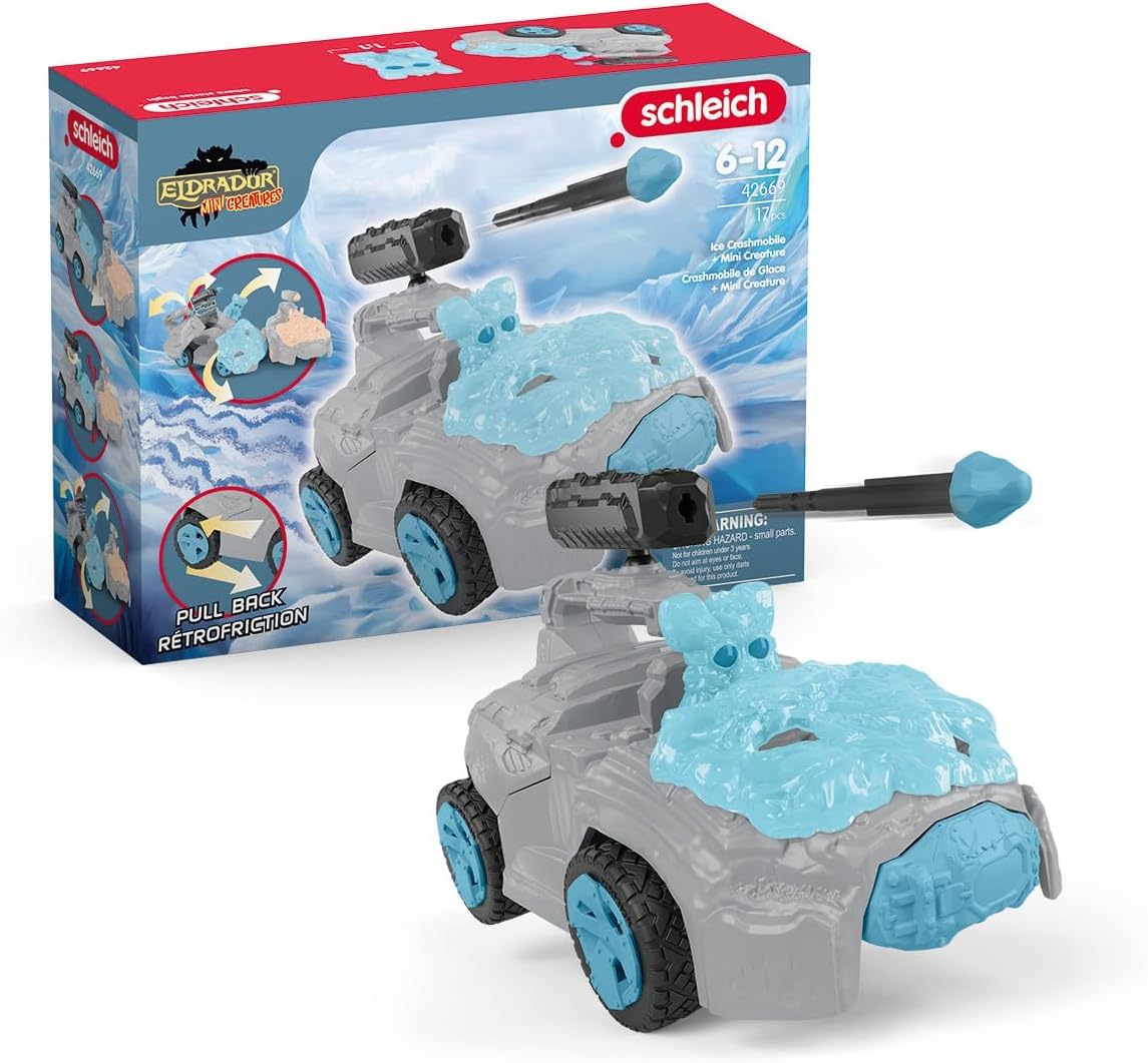 SCHLEICH 42669 Ice CrashMobile with Mini Creature, from 7 years, ELDRADOR CREATURES - Playset, 17 pieces
