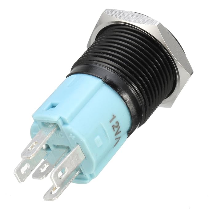 Aexit AC250V 3A Interruttore di comando a pulsante