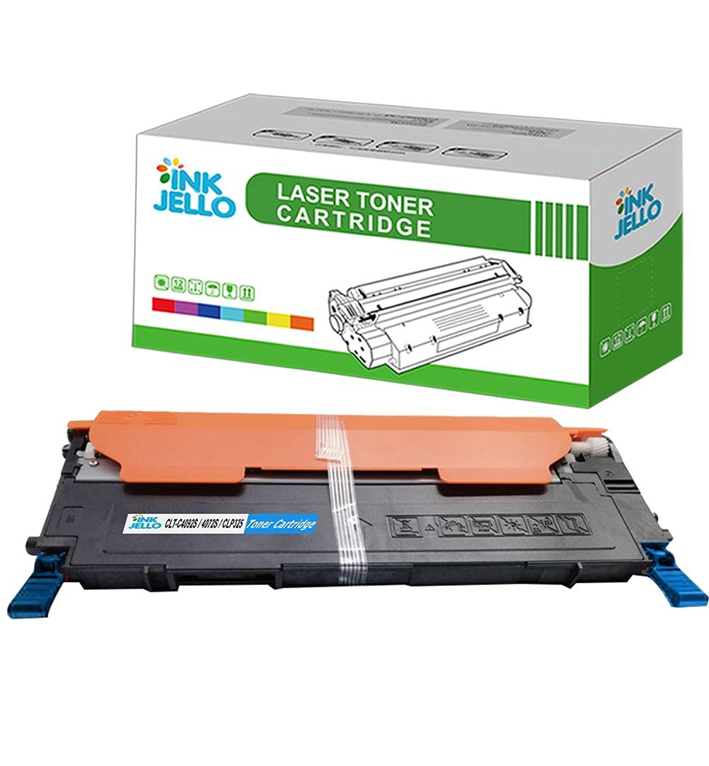 InkJello Compatible Toner Cartridge Replacement for Samsung CLP-320 CLP-320N CLP-325 CLP-325W CLX-3180 CLX-3180FN CLX-3180FW CLX-3185 CLX-3185FN CLX-3185FW CLX-3185N CLT-C4072S (Cyan, 1-Pack)