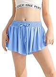 Kids Shorts Blue with Pocket Drawstring 2 in 1