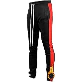 SCREENSHOT Men's Premium Fitness Warm-up Slim Fit Classic Track Pants Winter