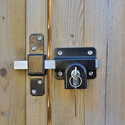 GateMate Long Throw Gate Lock 1490126, Euro Profile
