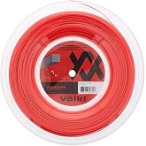 VOLKL V-Square | Tennis Racquet String | Ultimate Spin &amp; Firm Feel | Co-Polymer Square Shape (Lava, 16g Reel)