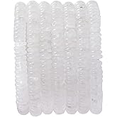 Natural White Crystal Disk Stone Spacer Beads 6x2mm 38cm/str Flat Rondelle Loose Semi Gemstone Caps for Making Bracelets Necklace